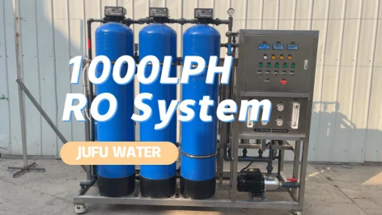 1000lph RO 逆浸透飲料水浄水プラント水フィルターシステム水処理システム水フィルター純水製造機